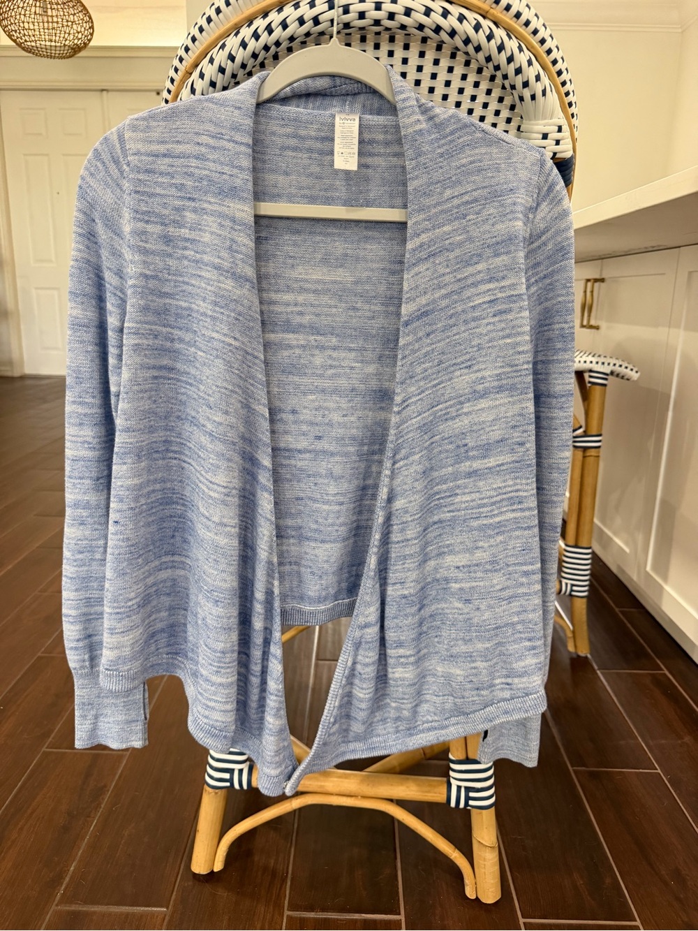 Ivivva by Lululemon Girls Size 14 Four's A Charm Open Front Wrap Cardigan
